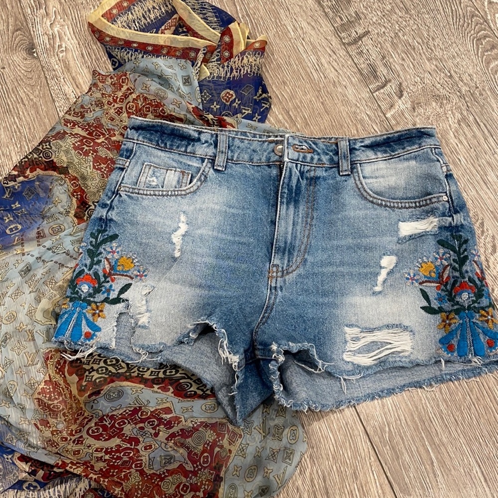 Zara jeans shorts